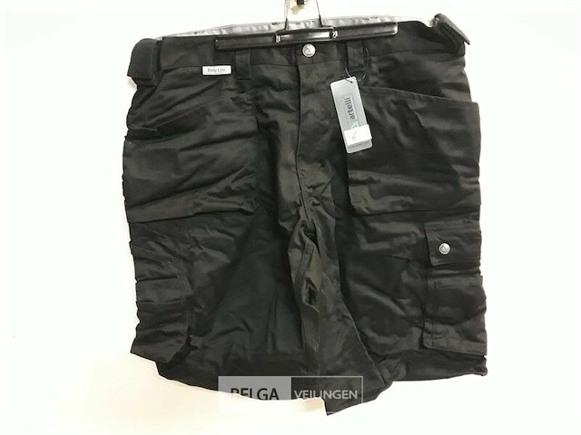 1 x werkbroek short zwart artelli 52 - afbeelding 2 van  3