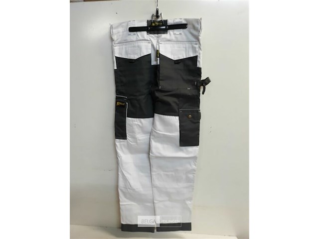 1 x werkbroek wit/zwart wolf line 42 - afbeelding 3 van  3