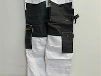 1 x werkbroek wit/zwart wolf line 42 - afbeelding 3 van  3