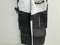 1 x werkbroek wit/zwart wolf line 42 - afbeelding 1 van  3