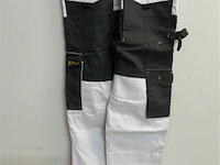 1 x werkbroek wit/zwart wolf line 42 - afbeelding 3 van  3