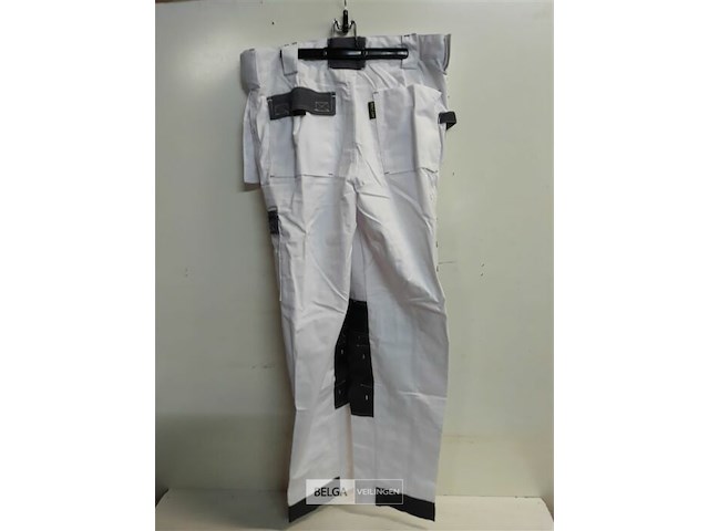 1 x werkbroek wit/zwart wolf line 44 - afbeelding 3 van  3