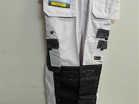 1 x werkbroek wit/zwart wolf line 44 - afbeelding 1 van  3