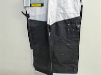 1 x werkbroek wit/zwart wolf line 50 - afbeelding 2 van  3