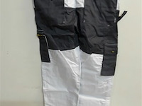 1 x werkbroek wit/zwart wolf line 50 - afbeelding 3 van  3