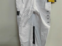 1 x werkbroek wit/zwart wolf line 50 - afbeelding 3 van  3
