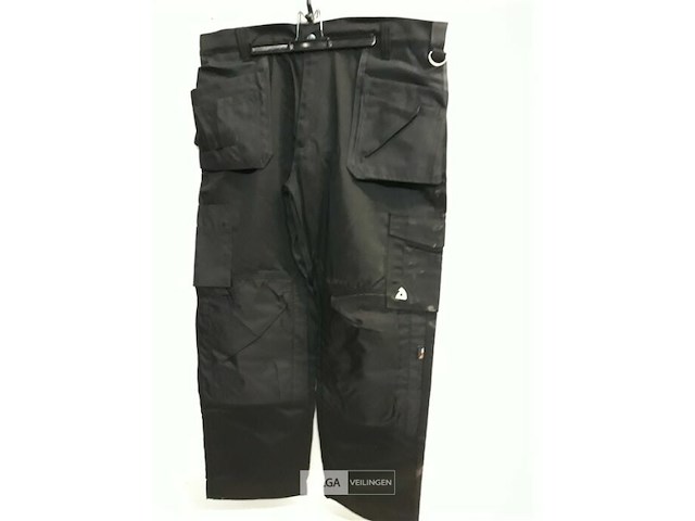 1 x werkbroek zwart artelli 56 - afbeelding 2 van  3