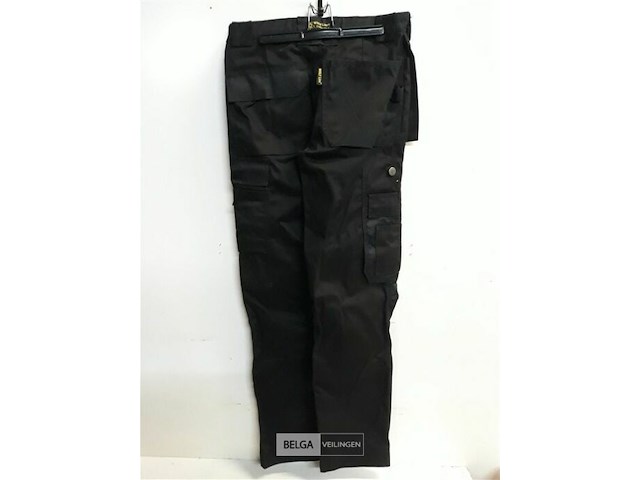 1 x werkbroek zwart wolf line 40 - afbeelding 3 van  3