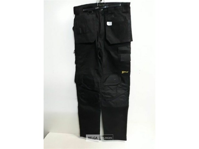 1 x werkbroek zwart wolf line 40 - afbeelding 2 van  3