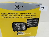 1 x werklamp 12v dubbele lamp h3 - afbeelding 3 van  3