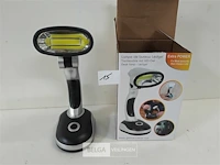 1 x werklamp led op voet met beweegbare kop 20 cm - afbeelding 1 van  3