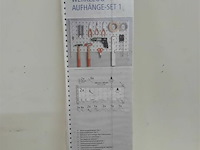 1 x werktuig ophangbord 2 ophangrails + 2 platen + houders - afbeelding 1 van  3