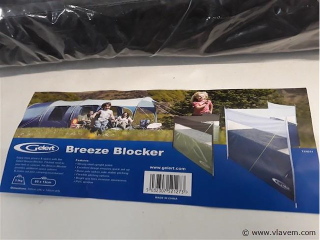 1 x windscherm gelert 5mx1,4m - afbeelding 2 van  2