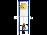 1 x wisa xs inbouwreservoir - 118x38cm - frontbediening - 8050452701 (nr. 15-08) - afbeelding 1 van  8