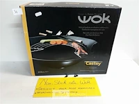 1 x wok 28 cm non stick alu voor alle vuren - afbeelding 1 van  3