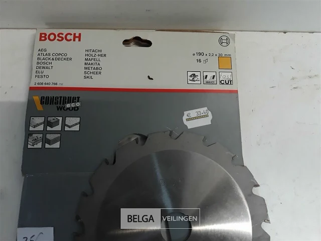 1 x zaagblad widea 190mm as 30 mm 16t - afbeelding 3 van  3