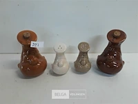 1 x zout peper azijn olie setje - afbeelding 2 van  3
