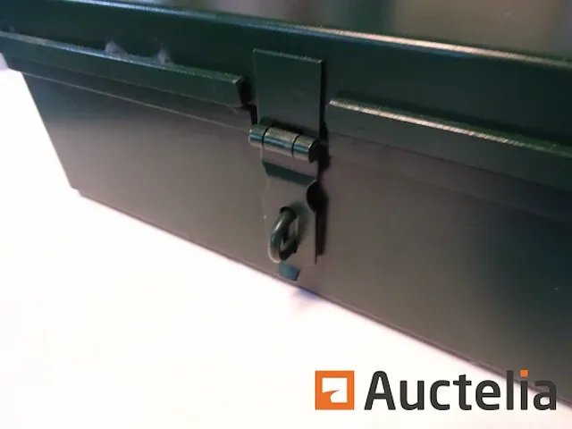1 zware metaal doos met handvat en hangslot - afbeelding 4 van  8
