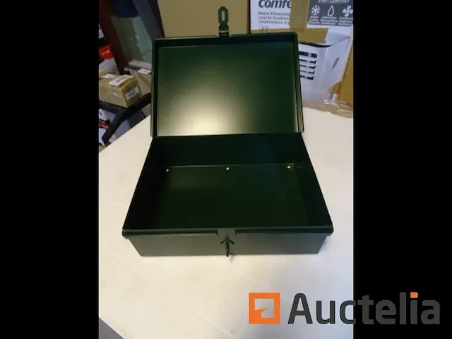 1 zware metaal doos met handvat en hangslot - afbeelding 6 van  8