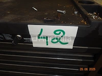 1 zwarte force trolley met lades en inhoud - afbeelding 1 van  6