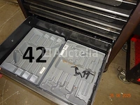 1 zwarte force trolley met lades en inhoud - afbeelding 6 van  6