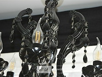 10-armige en 6-armige zwarte glazen luster - afbeelding 7 van  9