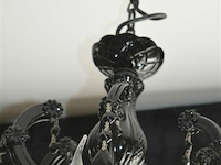 10-armige en 6-armige zwarte glazen luster - afbeelding 9 van  9