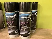 10 bussen multi spray ptfe 400 ml. fabr. wolf - afbeelding 1 van  6