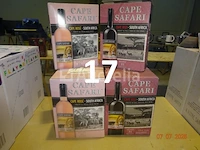 10 cape safari zuid-afrika blokjes van 3 liter waarvan 4 rosé en 6 rode - afbeelding 1 van  2