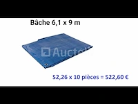 10 dekzeilen 6,1 x 9 m - afbeelding 1 van  1