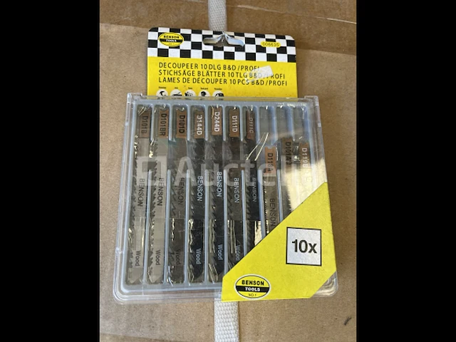 10 delige decoupeerzagen set - afbeelding 2 van  2