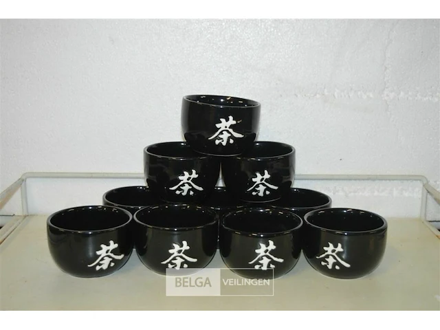 10 delige japanse sake cups - afbeelding 1 van  4