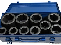 10 delige krachtdoppenset 1"22-50mm - afbeelding 1 van  5