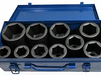 10 delige krachtdoppenset 1"22-50mm - afbeelding 1 van  5