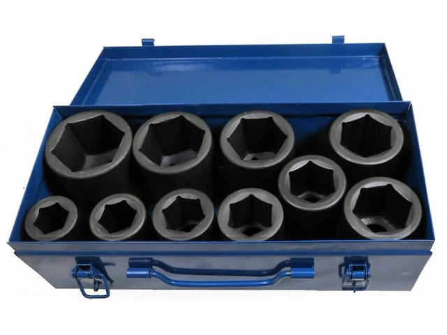 10 delige krachtdoppenset 1"22-50mm - afbeelding 1 van  5