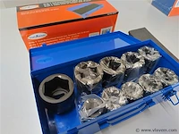 10 delige krachtdoppenset 22 - 50mm - afbeelding 1 van  6