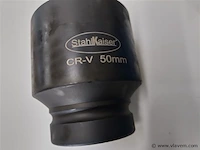 10 delige krachtdoppenset 22 - 50mm - afbeelding 4 van  6