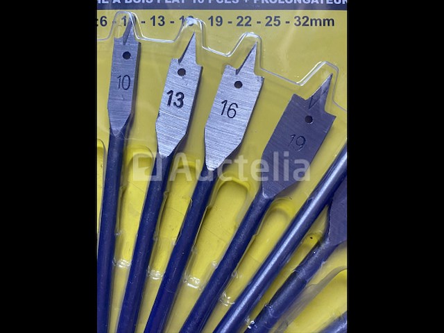 10 delige speedboor set 6,10, 13,16,19,22, 25,en 32 mm - afbeelding 1 van  4