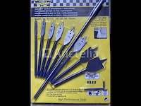 10 delige speedboor set 6,10, 13,16,19,22, 25,en 32 mm - afbeelding 4 van  4