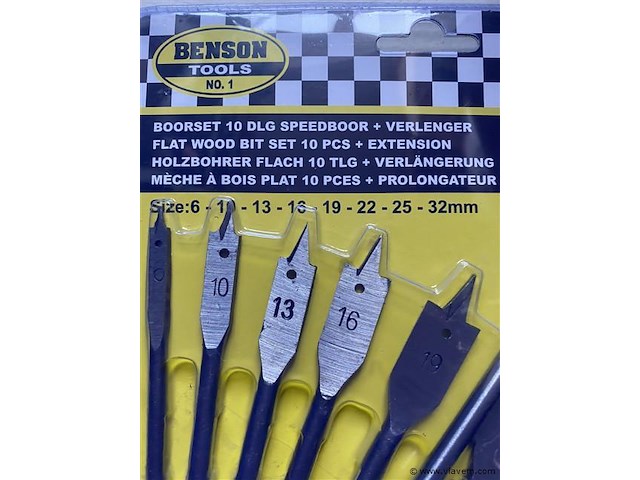 10 delige speedboor set - afbeelding 4 van  4