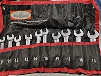 10-delige "stubby" korte steek ringsleutelset - afbeelding 2 van  4