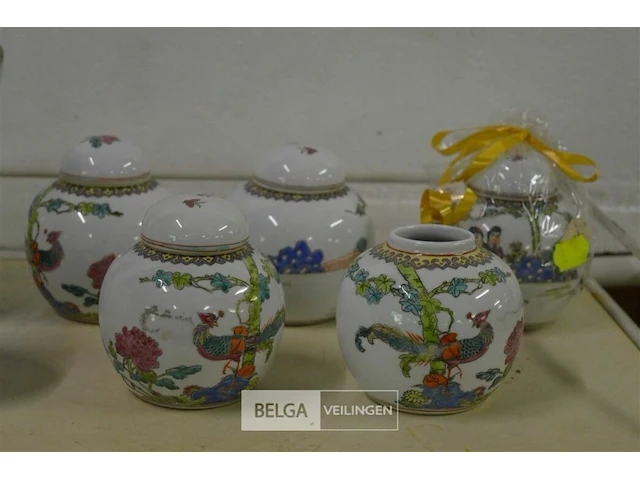 ±10 div kleine chinese vaasjes - afbeelding 2 van  2