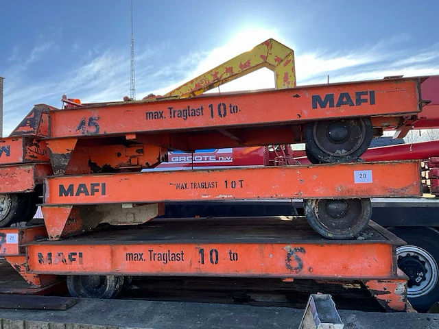 10 diverse zware transportkarren mafi - afbeelding 8 van  8