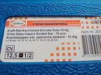 10 dlg lange krachtdoppenset 1/2" - afbeelding 6 van  6