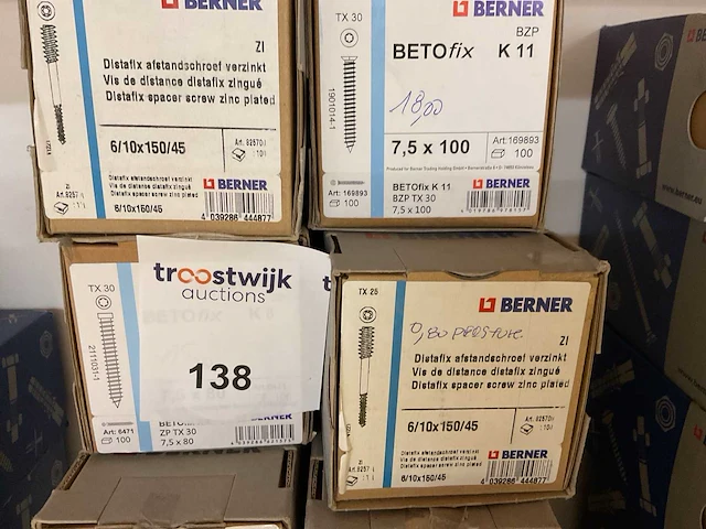 10 dozen afstandschroeven; snelbouwschroeven - afbeelding 2 van  4