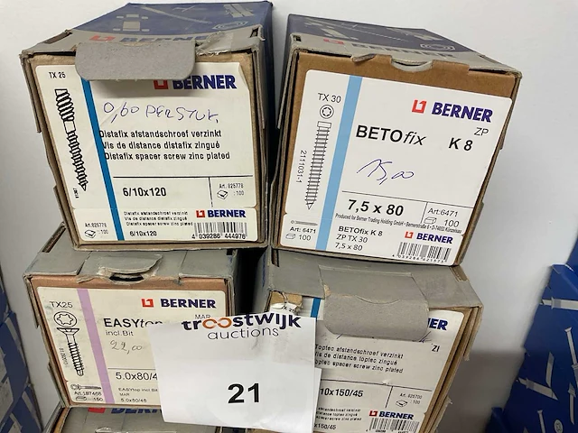 10 dozen afstandschroeven; - afbeelding 2 van  4