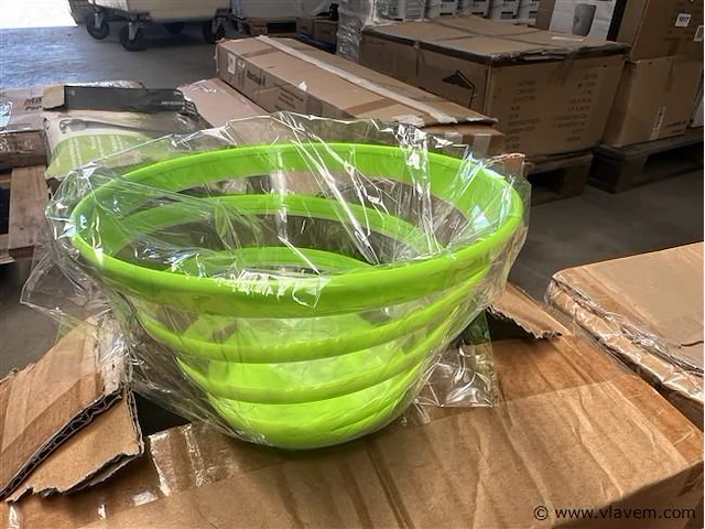 10 dozen inh. partij pvc spiraal potjes - afbeelding 2 van  3