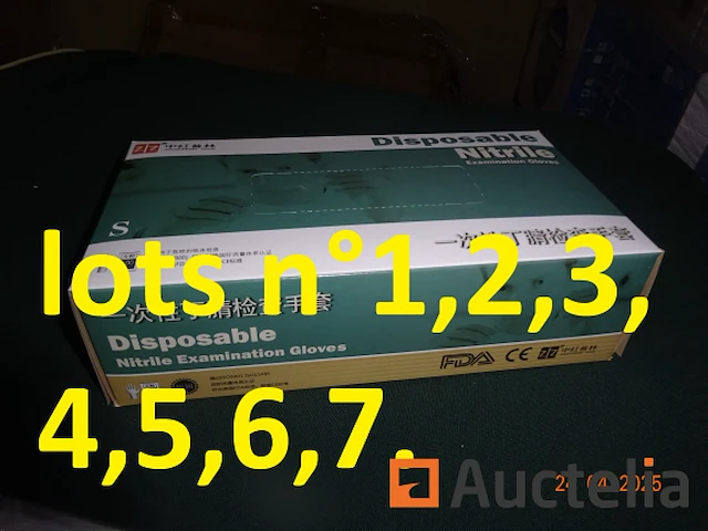 10 dozen met 10 verpakkingen van 100 stuks handschoenen, voor een totaal van 10.000 paar handschoenen - afbeelding 2 van  5