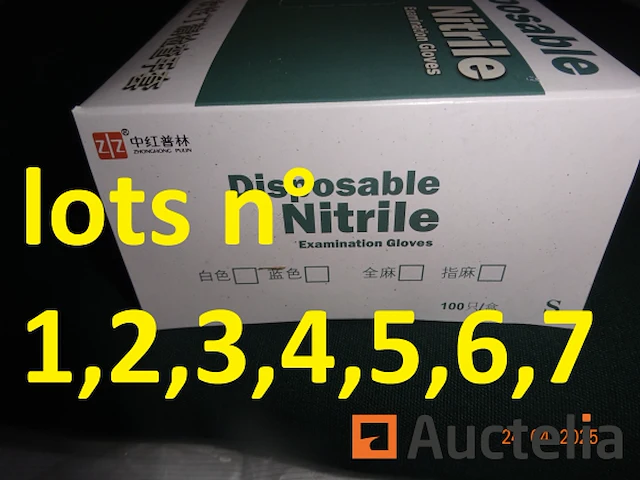 10 dozen met 10 verpakkingen van 100 stuks handschoenen, voor een totaal van 10.000 paar handschoenen - afbeelding 4 van  5