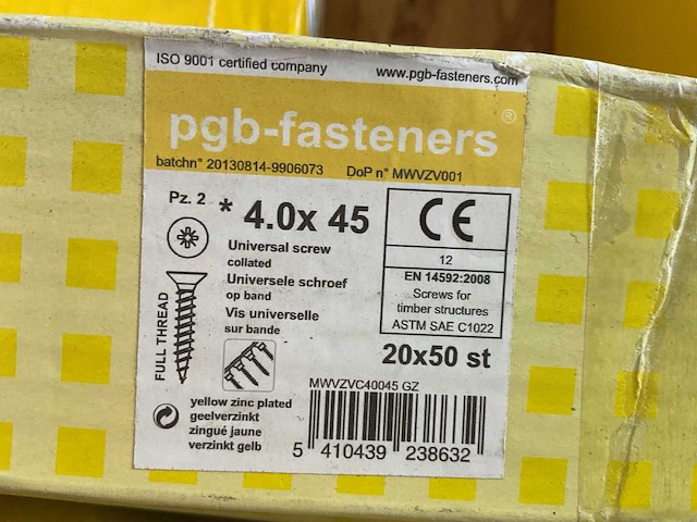 10 dozen nagelpluggen; bouten; schroeven op riem - afbeelding 3 van  9